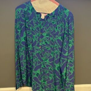 Lilly Pulitzer Elsa blouse size L